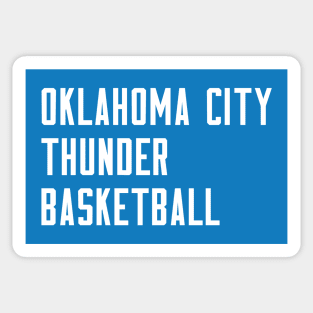 OKC Basketball Sticker